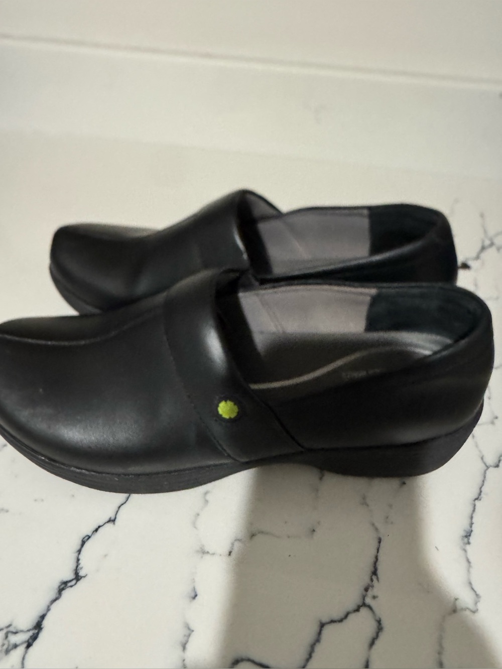 Black Slip-On Work Clog for Women